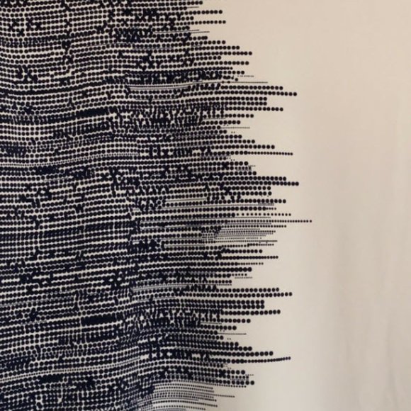 🎉HP🎉Allison Daley Women Blue & White Shirt SZ PM/M Scoop Neckline 3/4 Sleeve - Picture 10 of 11